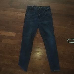 High waisted super stretch jeans